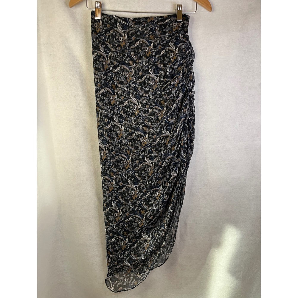 Veronica Beard Herst Silk Midi Skirt Sz 0‎